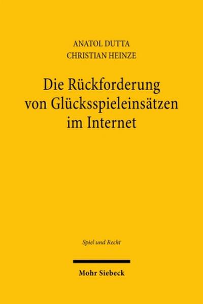 Die Rückforderung von Glücksspieleinsätzen im Internet