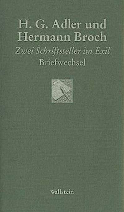 H. G. Adler und Hermann Broch