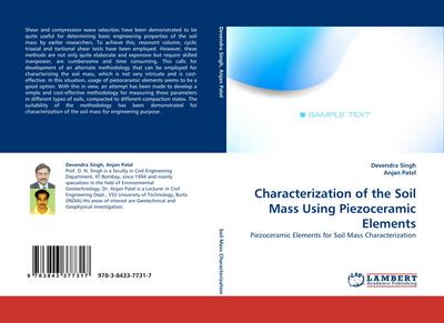 Characterization of the Soil Mass Using Piezoceramic Elements