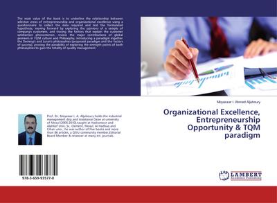 Organizational Excellence, Entrepreneurship Opportunity & TQM paradigm