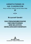Das personenbezogene Eheverständnis und relatives 