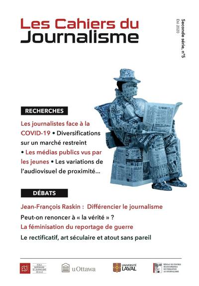 Les Cahiers Du Journalisme, V.2, No5