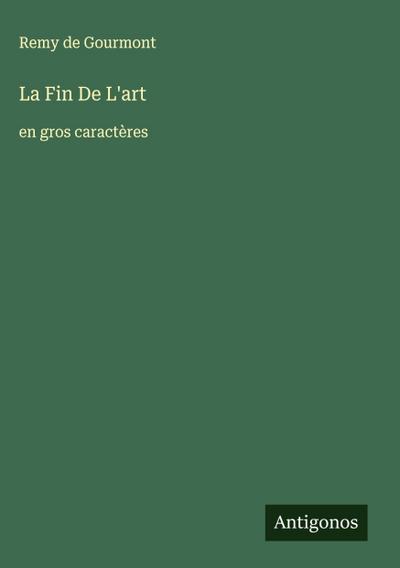 La Fin De L’art