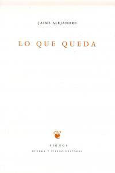 Lo que queda