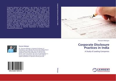 Corporate Disclosure Practices in India