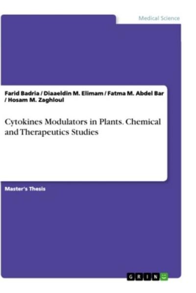 Cytokines Modulators in Plants. Chemical and Therapeutics Studies