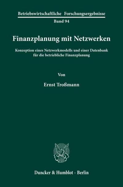 Finanzplanung mit Netzwerken.