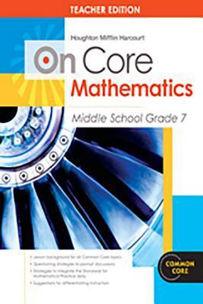 Houghton Mifflin Harcourt on Core Mathematics: Teacher’s Guide Grade 7 2012