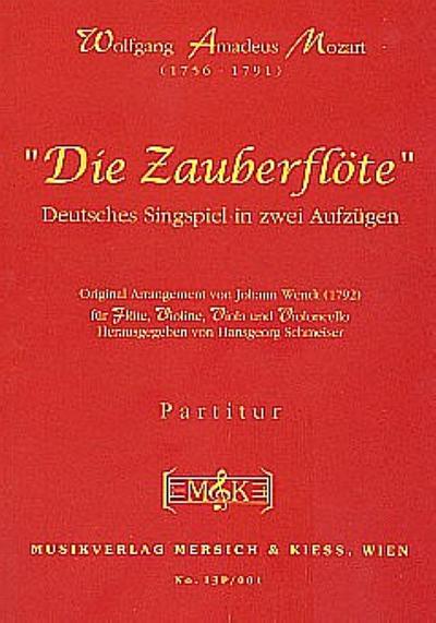 Die Zauberflötefür Flöte und Streichtrio