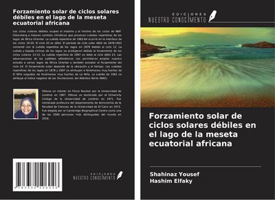 Forzamiento solar de ciclos solares débiles en el lago de la meseta ecuatorial africana
