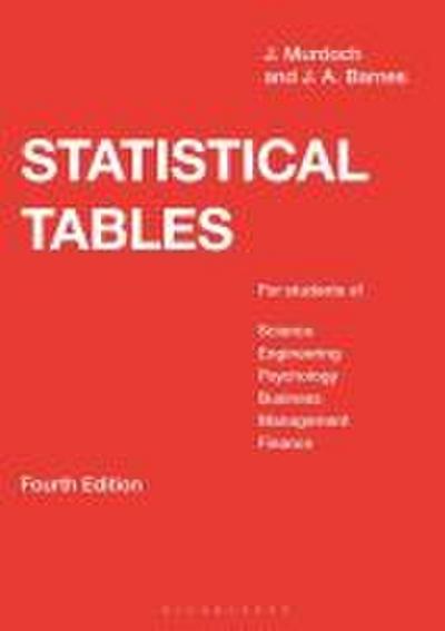 Statistical Tables