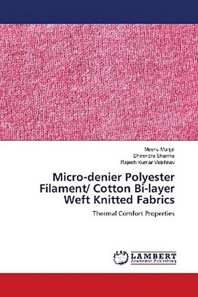 Micro-denier Polyester Filament/ Cotton Bi-layer Weft Knitted Fabrics