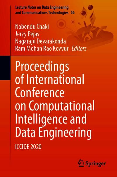 Proceedings of International Conference on Computational Intelligence and Data Engineering