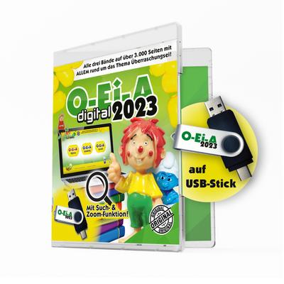 O-Ei-A digital 2023 - Alle drei Preisführer zum Sammelgebiet Überraschungsei erstmals digital auf USB-Stick als PDF-Version!