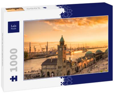 Lais Puzzle Hamburg Landungsbrücken 1000 Teile