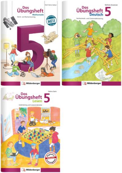 Sicher ins 6. Schuljahr - Paket: Rechnen - Schreiben - Lesen - Grammatik · Klasse 5