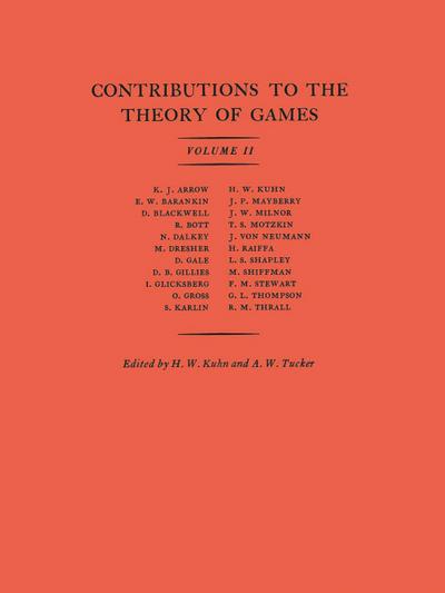 Contributions to the Theory of Games (AM-28), Volume II