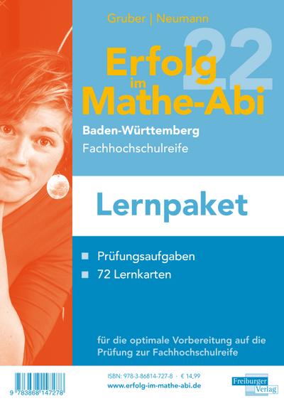 Erfolg in der Mathe-Prüfung Fachhochschulreife 2022 Lernpaket Baden-Württemberg, 2 Teile