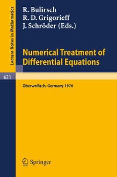 Numerical Treatment of Differential Equations