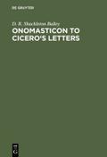 Onomasticon to Cicero’s Letters