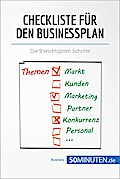 Checkliste für den Businessplan