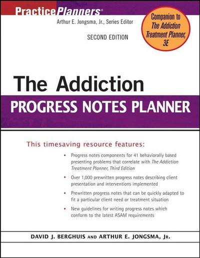 The Addiction Progress Notes Planner