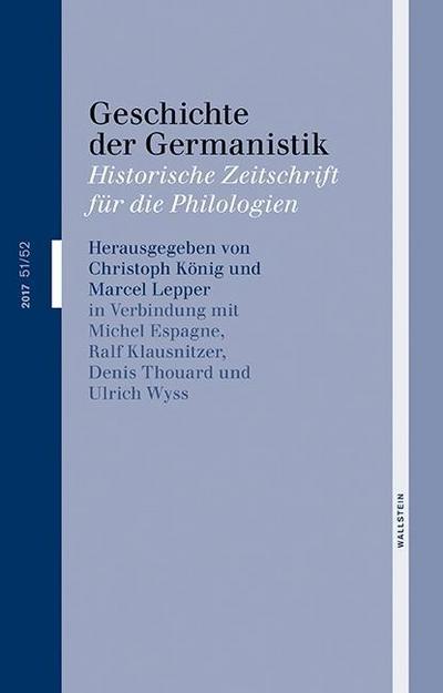 Gesch.d. Germanistik 51/52