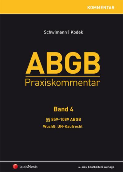 ABGB Praxiskommentar ABGB Praxiskommentar - Band 4
