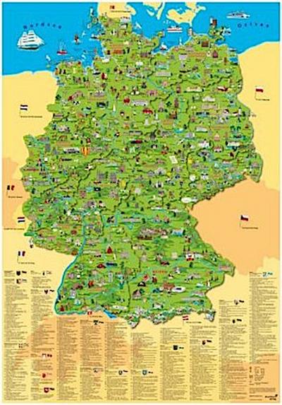 Kinder Deutschlandkarte