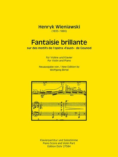 Fantaisie brillante op.20 für Violine und Streichorchester