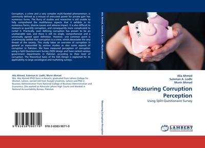 Measuring Corruption Perception