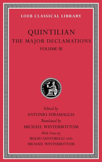 The Major Declamations, Volume III