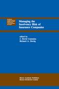 Managing the Insolvency Risk of Insurance Companies