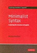 Minimalist Syntax