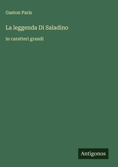 La leggenda Di Saladino