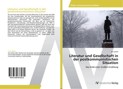 Literatur und Gesellschaft in der postkommunistischen Situation
