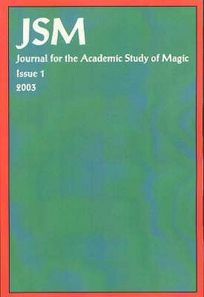 Journal For the Academic Study of Magick 1