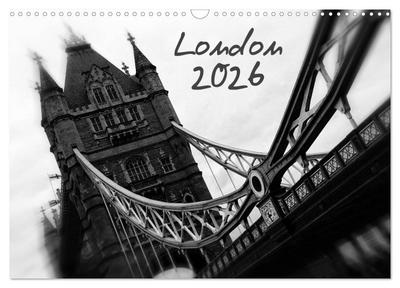 London (Wandkalender 2026 DIN A3 quer), CALVENDO Monatskalender