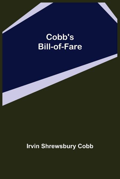 Cobb’s Bill-of-Fare