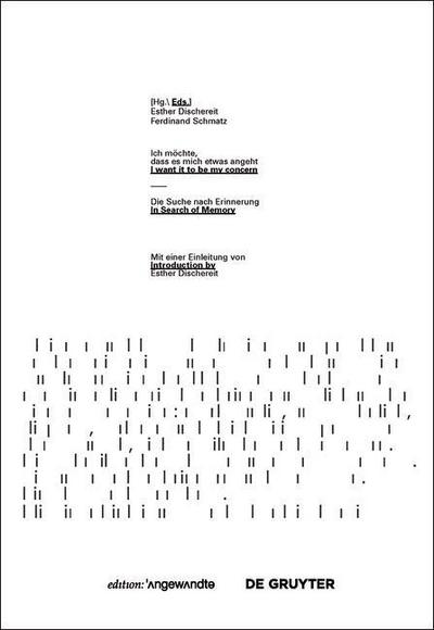 Ich möchte, dass es mich etwas angeht / I want it to be my concern, m. DVD