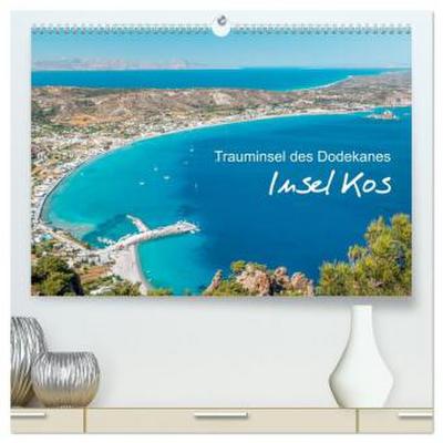 Insel Kos - Trauminsel des Dodekanes (hochwertiger Premium Wandkalender 2026 DIN A2 quer), Kunstdruck in Hochglanz