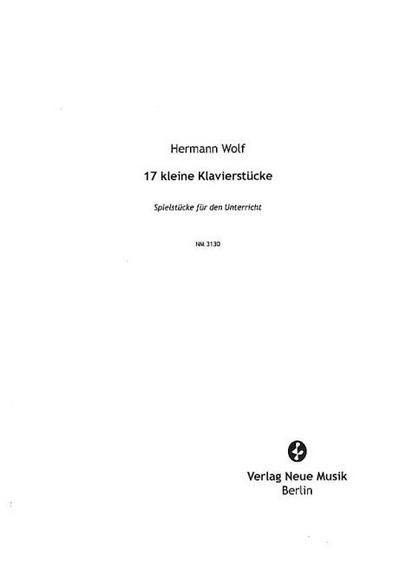 17 kleine Klavierstückefür Klavier