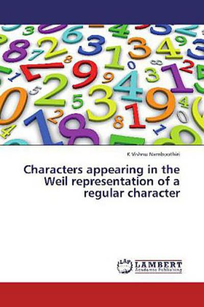 Characters appearing in the Weil representation of a regular character