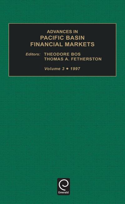 Advances in Pacific Basin Financial Markets