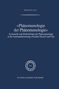 Phänomenologie der Phänomenologie