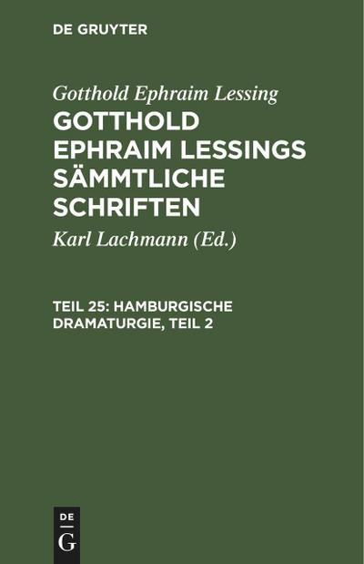 Hamburgische Dramaturgie, Teil 2