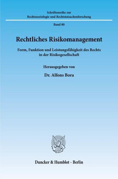 Rechtliches Risikomanagement.