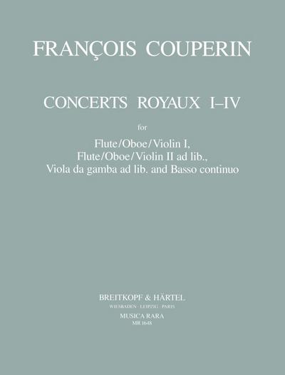 Concerts royaux no.1-4for flute, viola da gamba and bc