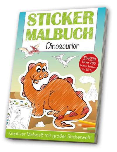 Sticker-Malbuch - Dinosaurier