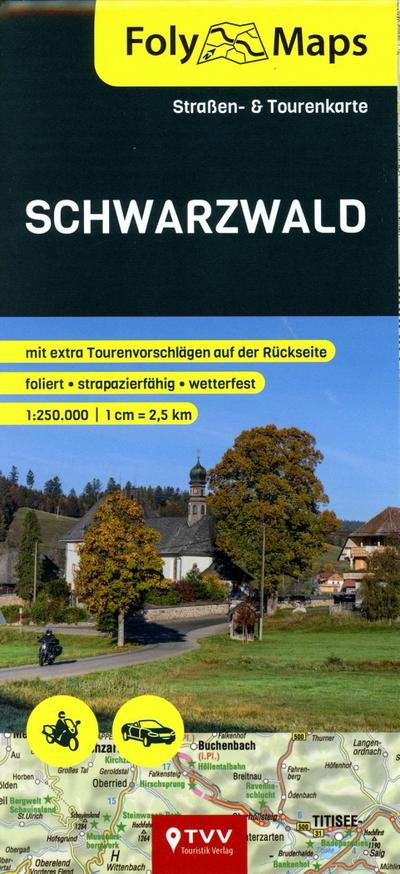 FolyMaps Karte Schwarzwald 1:250 000